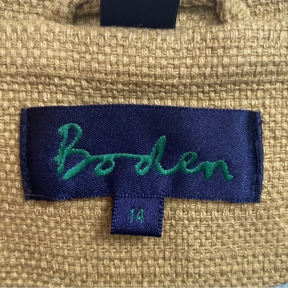 Boden Green Tweed Jacket Blazer Size 14 - Picture 5 of 9